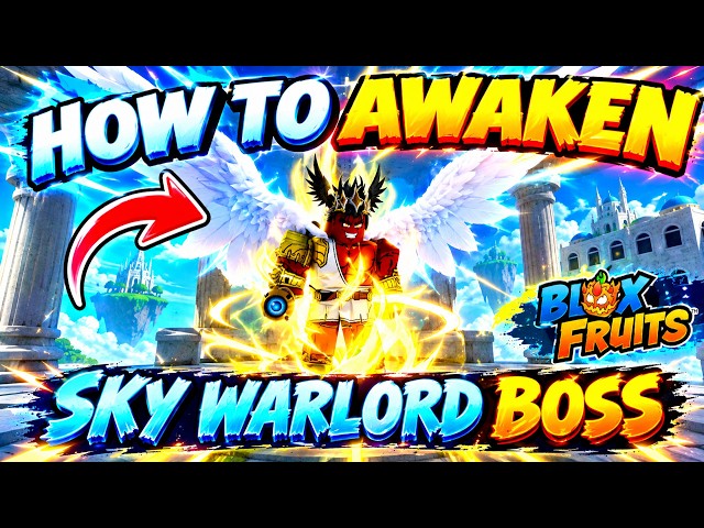 How To Awaken Upper Skylands Sky Warlord Boss in Blox Fruits (Full Guide)