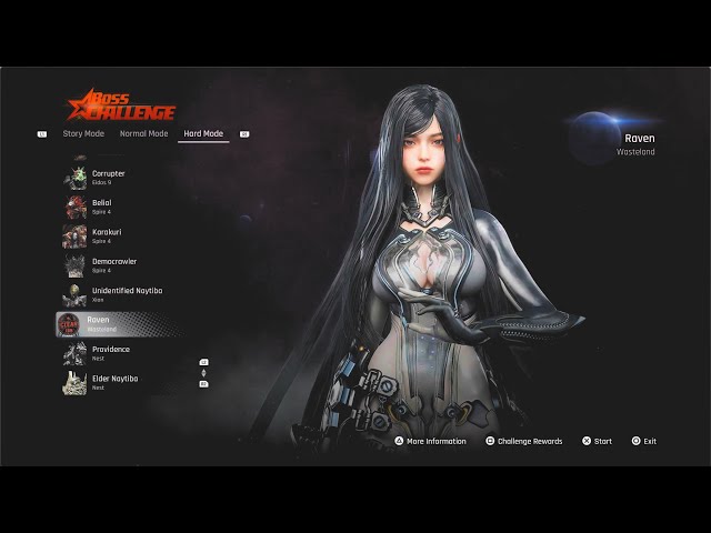 STELLAR BLADE - Boss Challenge 17 (Raven) Hard | PS5 4K60