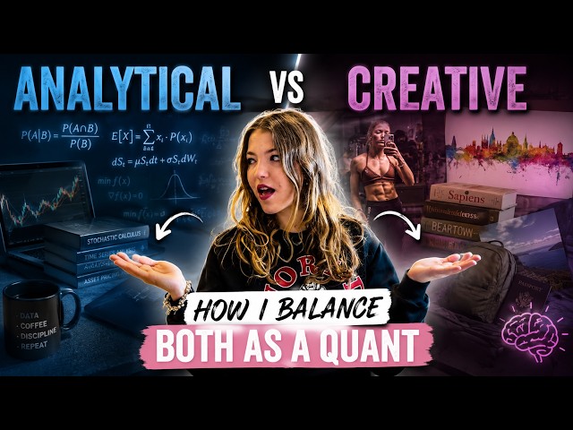 How I Balance Logic and Creativity as a Quant Dev 💻💭🎭