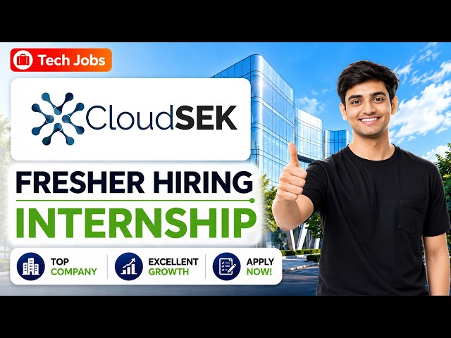 🔥CloudSEK Off-Campus Hiring | Kubernetes DevOps Internship + Remote Java Developer Internship