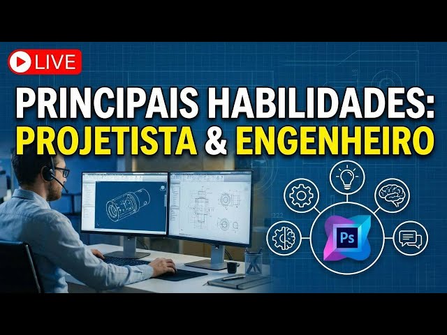 As habilidades não obvias para um projetista ou engenheiro - Live Filipe Oliveira