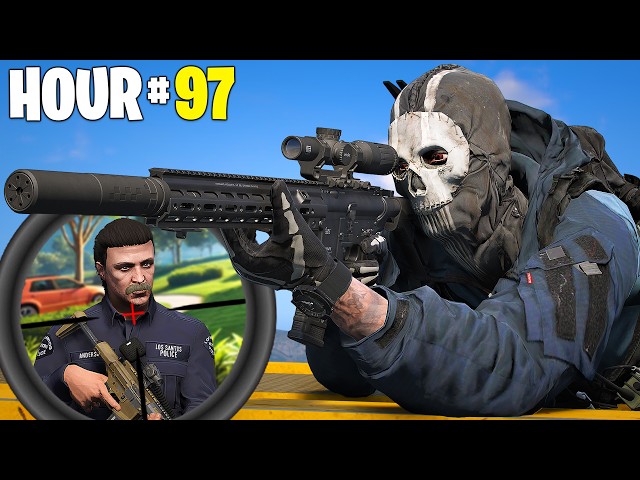 I Spent 100 Hours as Stealthy Hitman in GTA 5 RP..