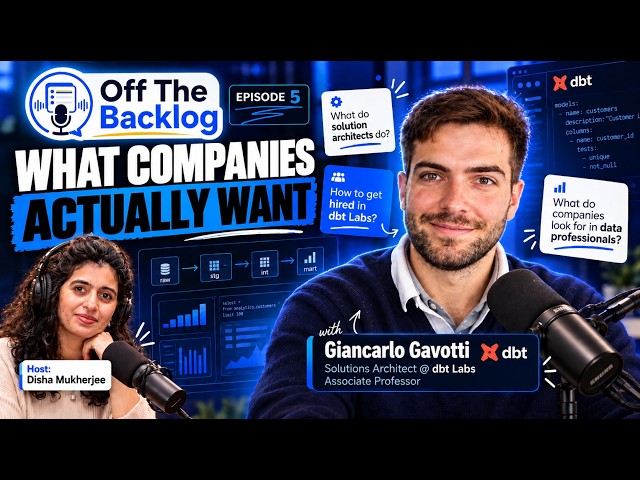 Want a Career in Data? Stop Focusing Only on Tools | Skills That Matter | Giancarlo, @dbt Labs