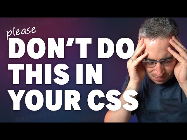 Avoid these 5 beginner CSS mistakes