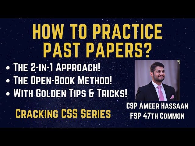 How To Practice CSS Past Papers? | Cracking CSS Series