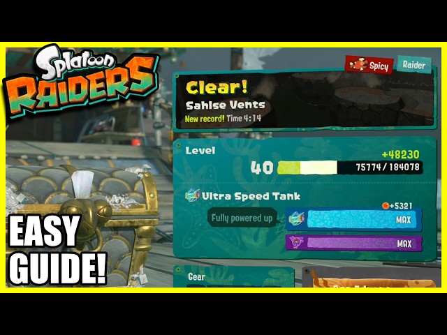 Splatoon Raiders | Sahlse Vents SPICY RAID Easy Guide