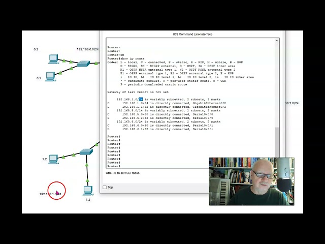 Cisco Reading a simple routing table