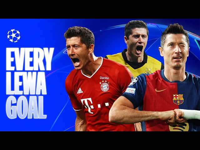 EVERY Robert Lewandowski Champions League Goal!