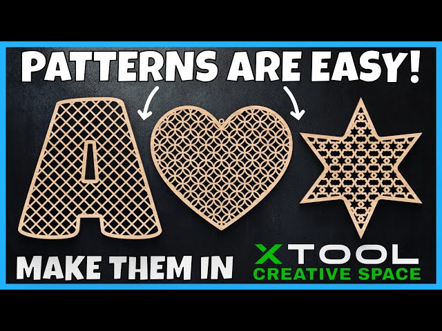 CREATE Amazing Patterns in XTool NOW - XCS 2.0 Tutorial