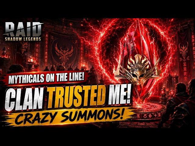 MY CLAN TRUSTED ME FOR MYTHICALS! HUGE 2X PRIMAL SHARD PULLS! RAID: Shadow Legends