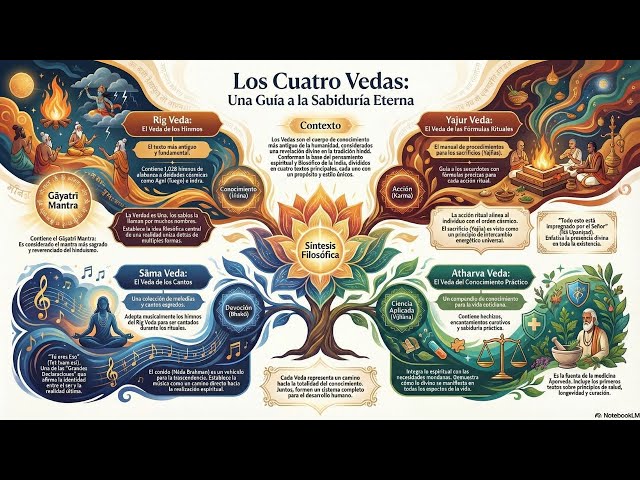 Los Cuatro Vedas: Los Pilares de la Sabiduría Eterna