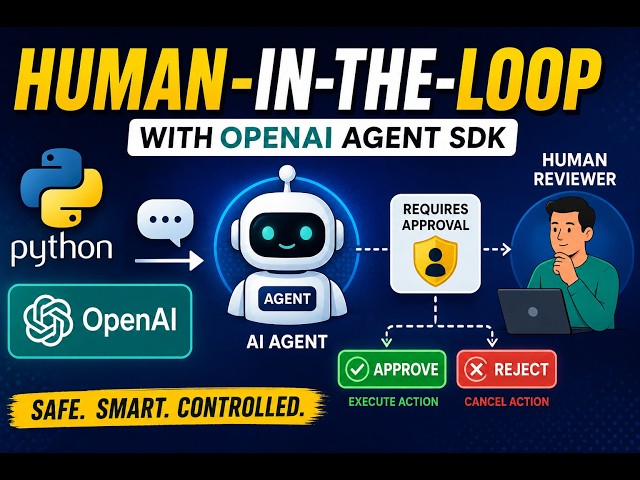 Human-in-the-Loop (HITL) in OpenAI Agent SDK Explained with Python | OpenAI Agent SDK Series #6