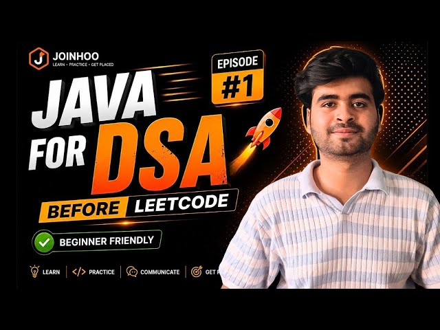 Before You Start DSA, Learn This Java First 🚀 | Complete Beginner Guide