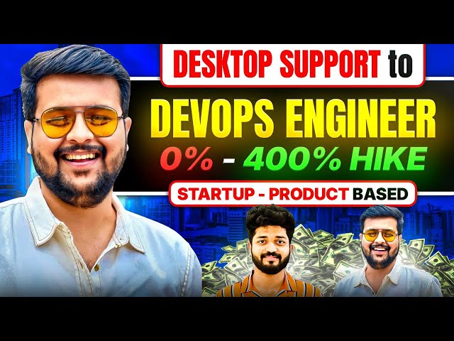 Non IT to DevOps Engineer with 400% Hike🔥|Fastest Way to Get Hired|Every Fresher Must Watch