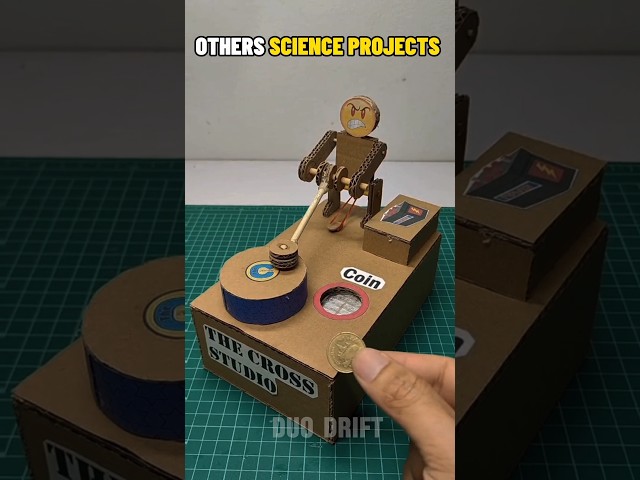 Others making simple projects… He built a hydraulic rocket 🚀🔥#scienceproject #reelsviral #diyproject