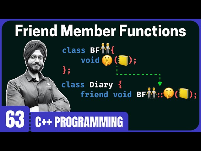 Friend Member Functions in C++