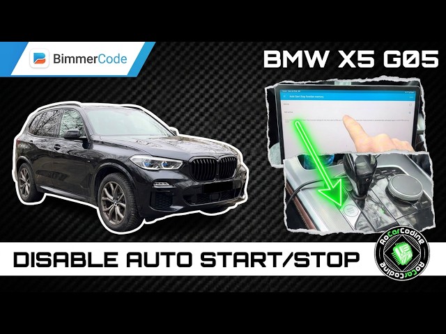 BMW X5 G05 | Disable Auto Start/Stop (Memory) & Silent Lock | BimmerCode