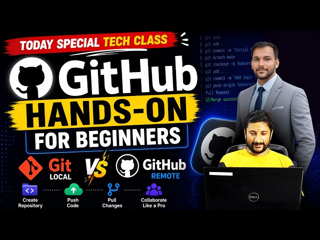 💻🔥GitHub Hands-On Project for Beginners | Github Tutorial Tamil, | What is Git? | Kaashiv Infotech