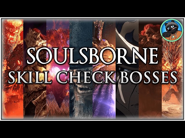 The Skill Check Bosses of Soulsborne