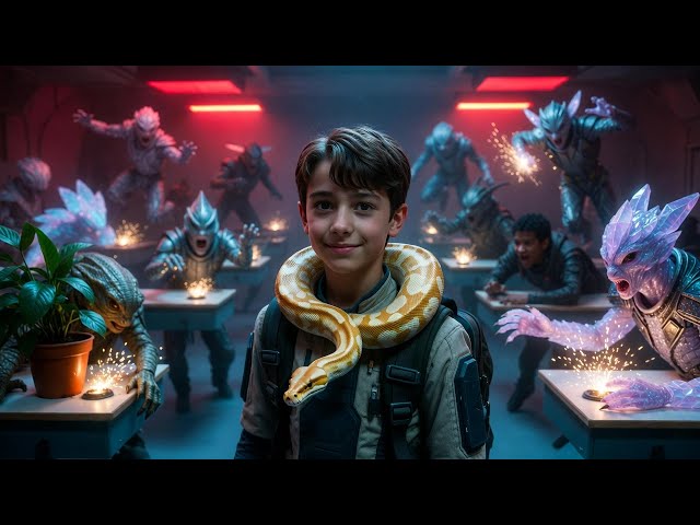 Human Brings a Ball Python to Galactic Academy—Chaos Ensues!