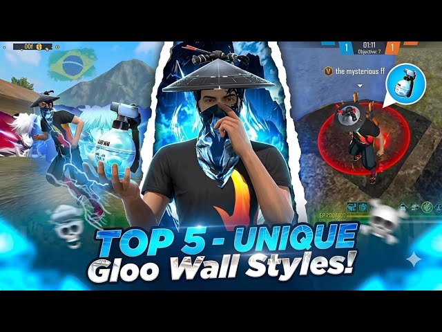 Top 5 - Fastest illegal Gloo wall Styles ⚠️🧊 + Glitches that BREAK game physics!