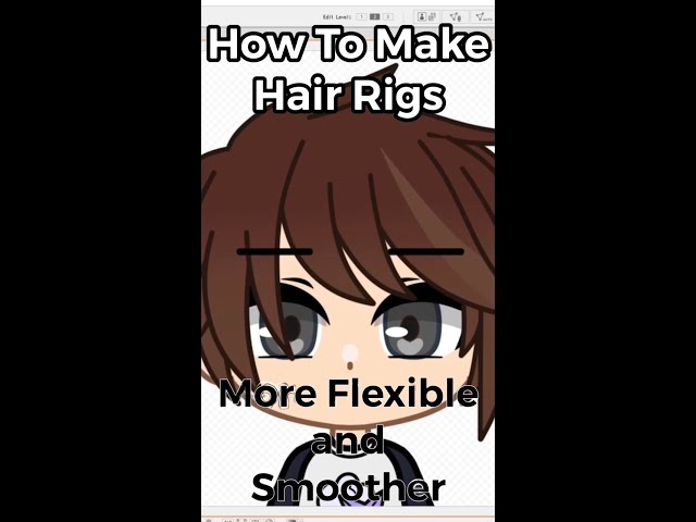 How To Smoothly Rig Hair (QUICK TUTORIAL) | #Live2D #Tutorial #Gacha #howto