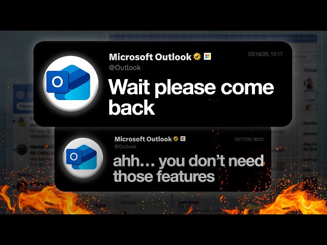 Now They're Ruining Outlook Too...