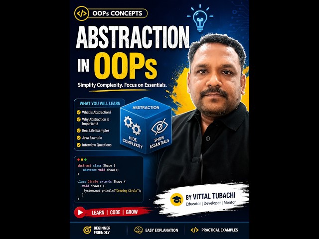 Abstraction in OOP? | Java Tutorial with Examples