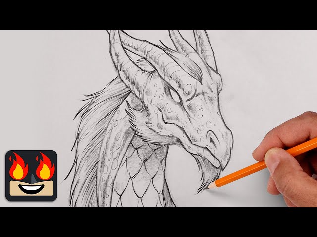 How To Draw a Dragon | Step by Step Art Lesson