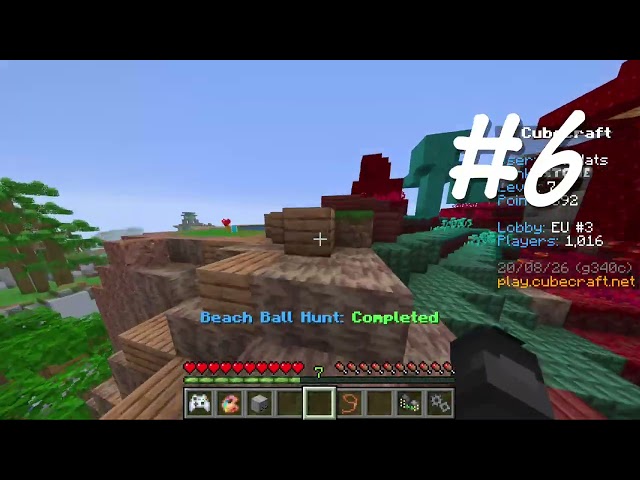 ALL 16 Beach Ball Locations in CubeCraft! (Summer Event)