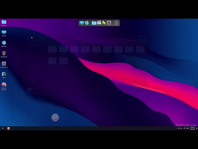 macOS Big Sur Dark SkinPack for Windows 11