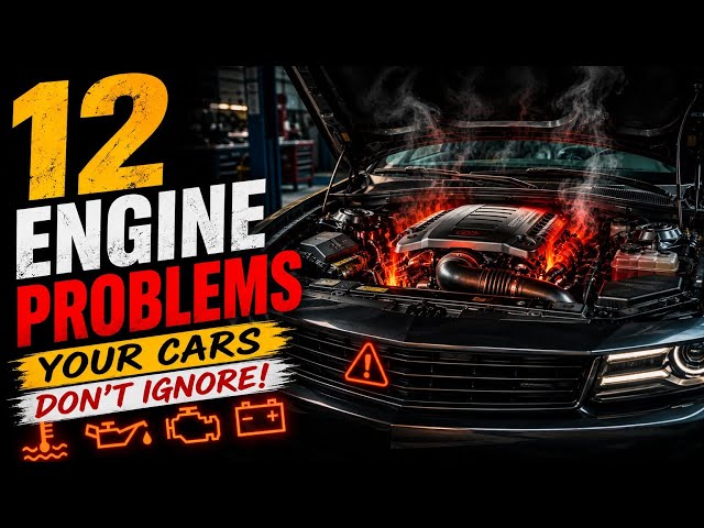 12 Common Car Engine Problems You Should NEVER Ignore 🚗🔥