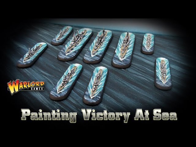 Painting Victory At Sea Ships with Oil Paints!