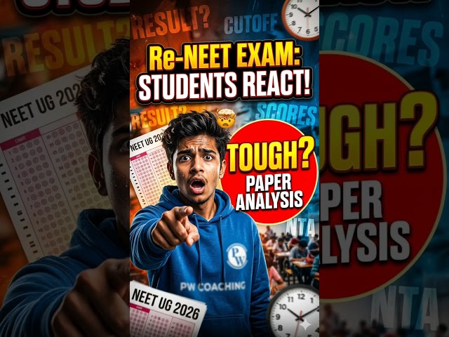 Re-NEET Result Shock! Safe Score or Wait? Stop Scrolling! Re-NEET Honest Paper Review #shorts #neet