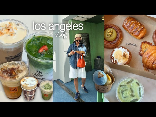 Vlog de Los Ángeles | Probando cafés y panaderías populares, Malibú, comida coreana, compras, res...