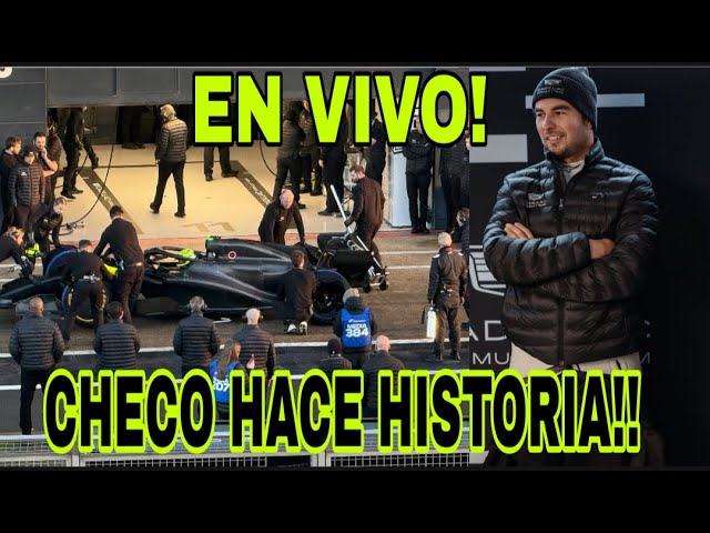 CHECO HACE RUGIR EL PRIMER CADILLAC F1!! MOTOR FERRARI BRUTAL!! SE PUEDE SOÑAR!!