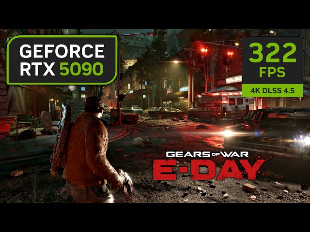 RTX 5090 on Gears of War: E-Day | 4K Max Graphics with DLSS 4.5 & Ray Tracing!