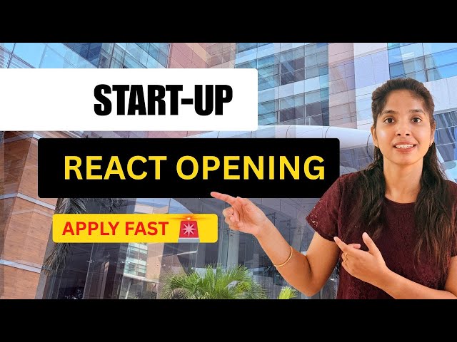 Frontend Developer (React.js) Hiring 🚀 | Fresher & Experienced | IT Company Jobs 2026