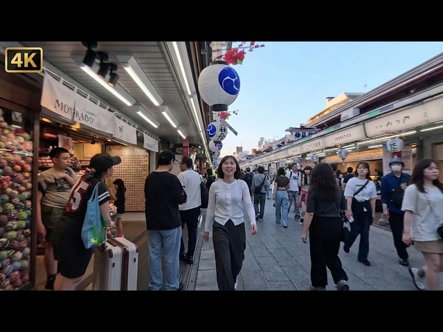 【4K】Walking Tokyo’s Oldest Shopping Street During Sanja Matsuri: Asakusa Nakamise ⛩️🛍️
