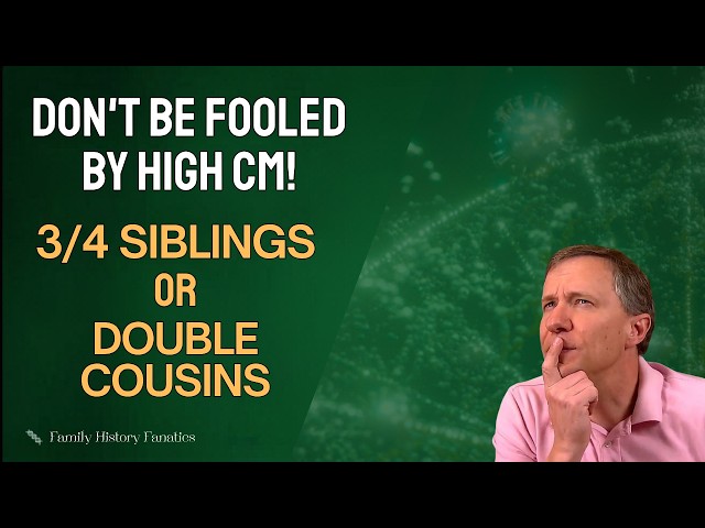 3/4 Siblings vs. Double First Cousins: How to Tell the Difference