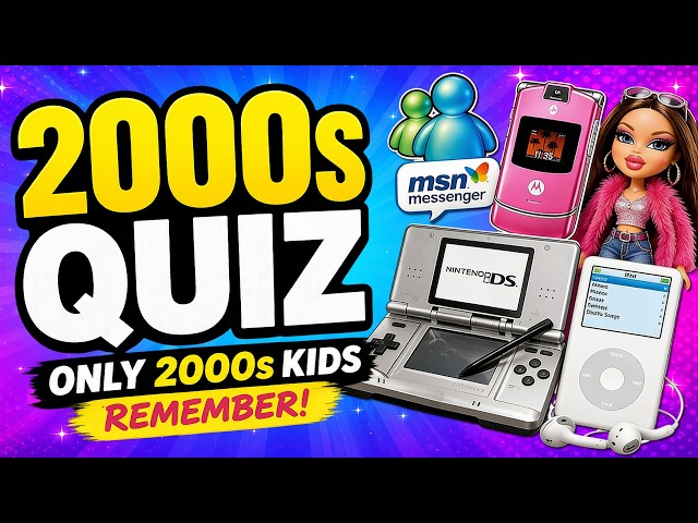 Ultimate 2000s Trivia Quiz! How Many Can You Get Right?