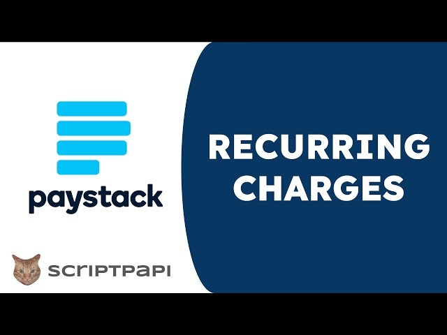 Paystack Recurring Payments + Card-on-File in ReactJS + Firebase