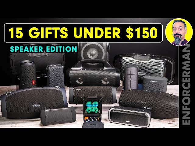 ULTIMATE BLUETOOTH SPEAKER TEST - BEST SPEAKERS UNDER $150 - GIFT GUIDE