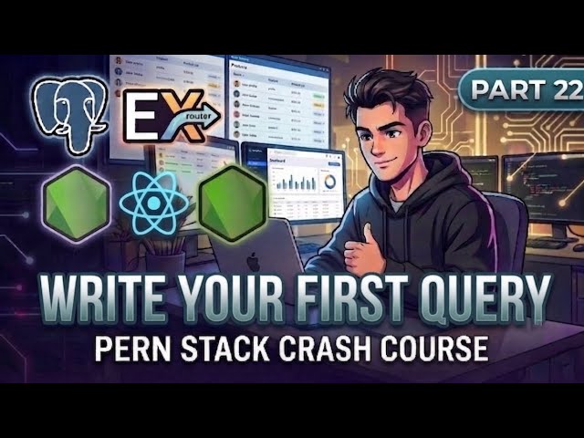 Write Your First Query | Part 22 | University Dashboard Tutorial | Pern Crash Course | @cracktrifac