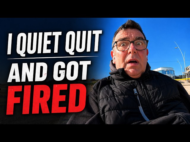 I quiet quit and got fired!