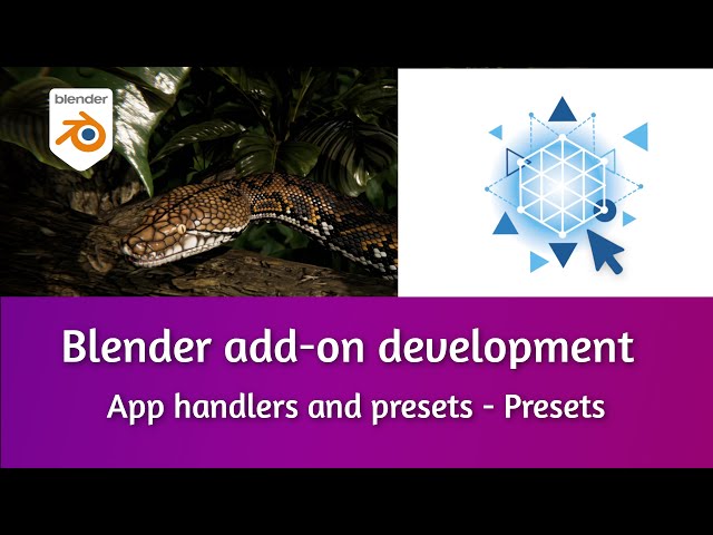 App handlers and presets - Presets [Module: App handlers and presets, video 5 of 5]