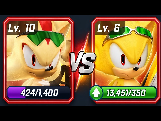 Sonic Forces Speed battle: Challenger Riders Super Shadow vs Challenger Riders Super Sonic Gameplay