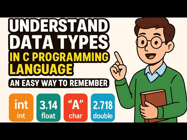 Understand Data Types in C Programming Language: An Easy Way to Remember 😉. #video 
