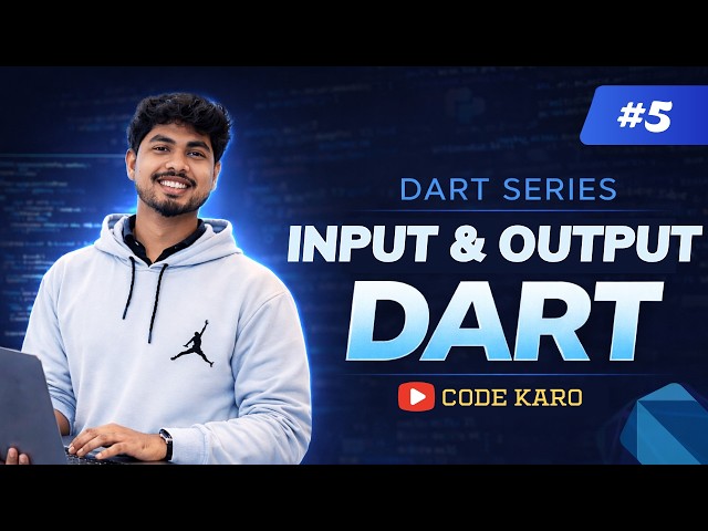 Input and Output in dart | I/O in Dart | code karo | Input in dart
