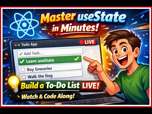 Master useState in 5 Minutes 🔥 Build a React To-Do App (TypeScript Guide)